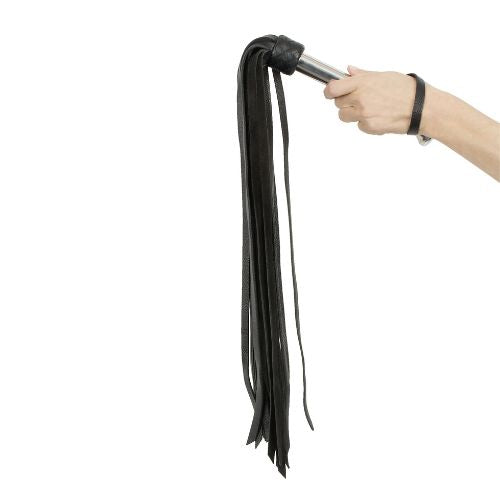 Fouet en Cuir et en Acier