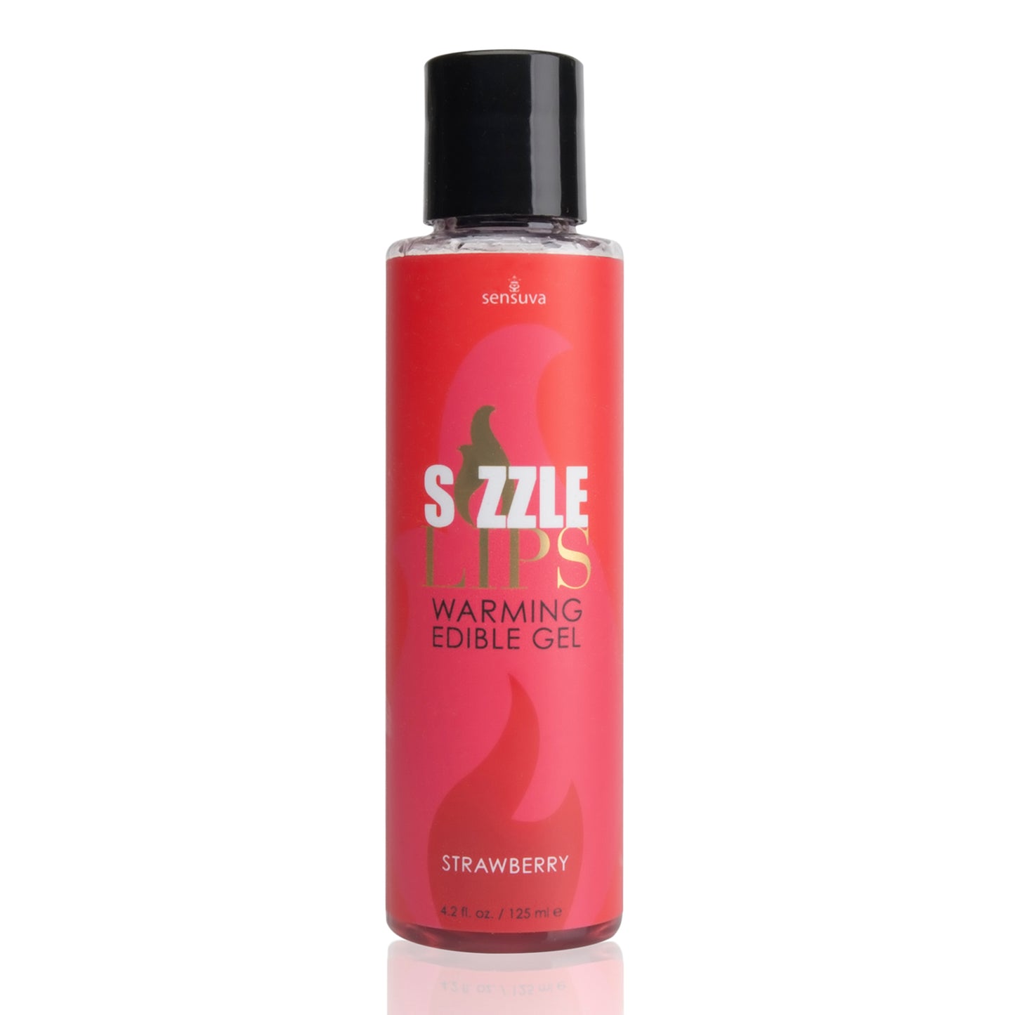 Gel Chauffant Comestible Sizzle Lips Fraise