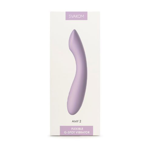Stimulateur clitoridien et point G Amy 2 lilas