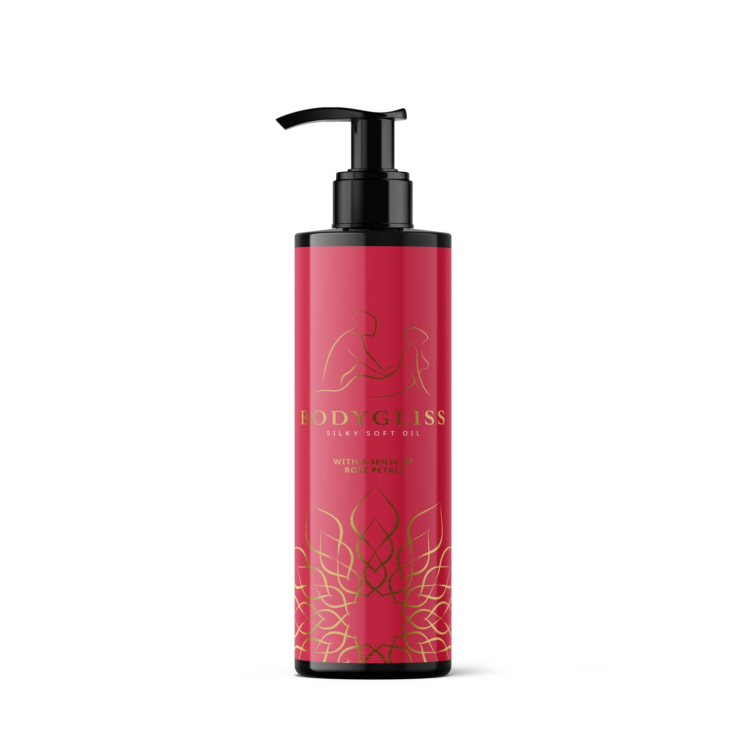 Huile de Massage et Lubrifiant Pétales de Rose