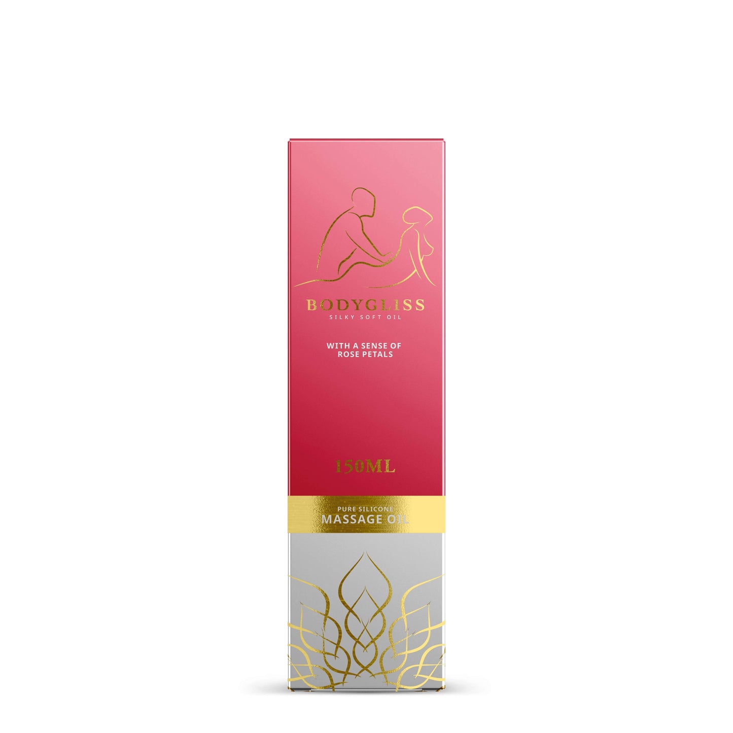 Huile de Massage et Lubrifiant Pétales de Rose