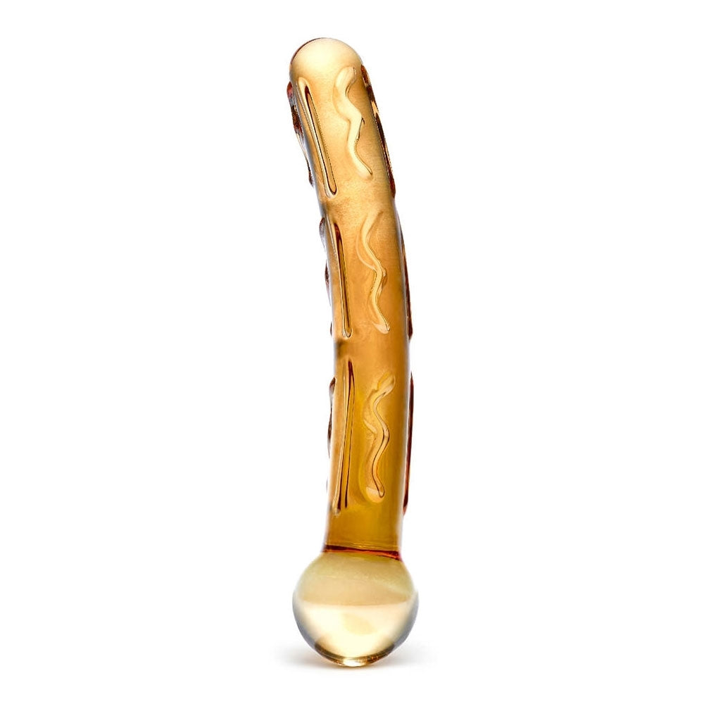 Dildo en verre Tickler Orange