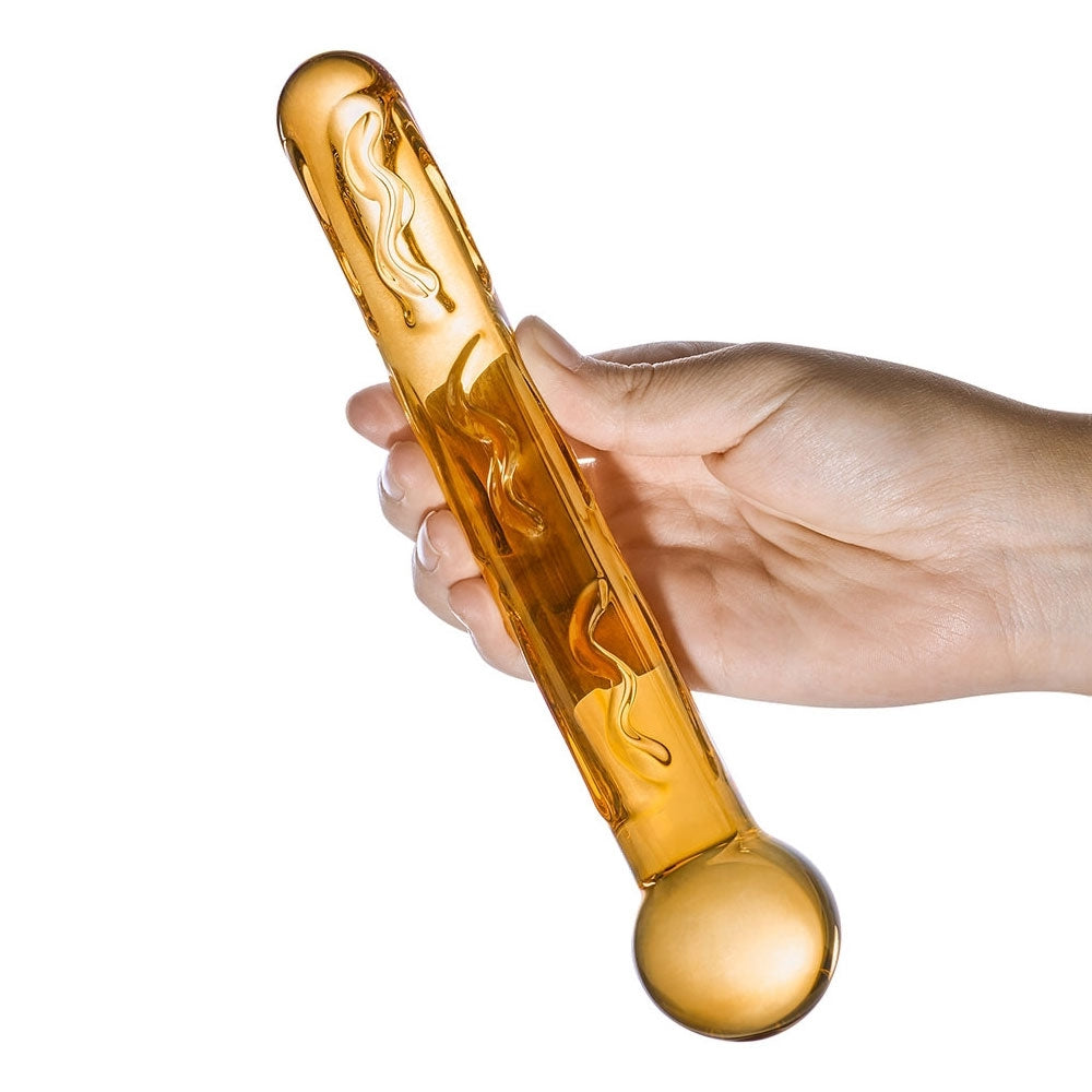 Dildo en verre Tickler Orange