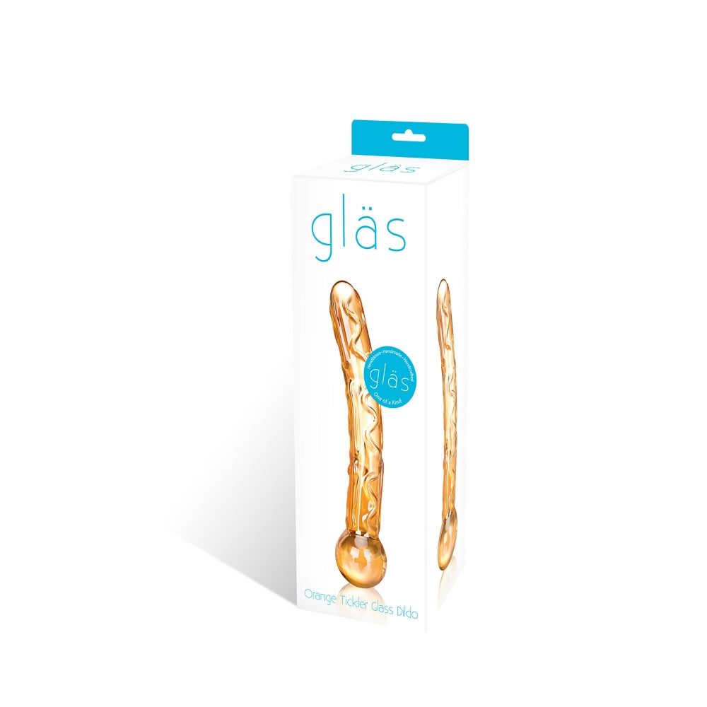 Dildo en verre Tickler Orange