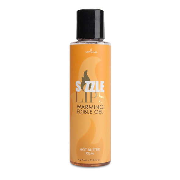 Gel Chauffant Comestible Sizzl Lips Rhum au Beurre