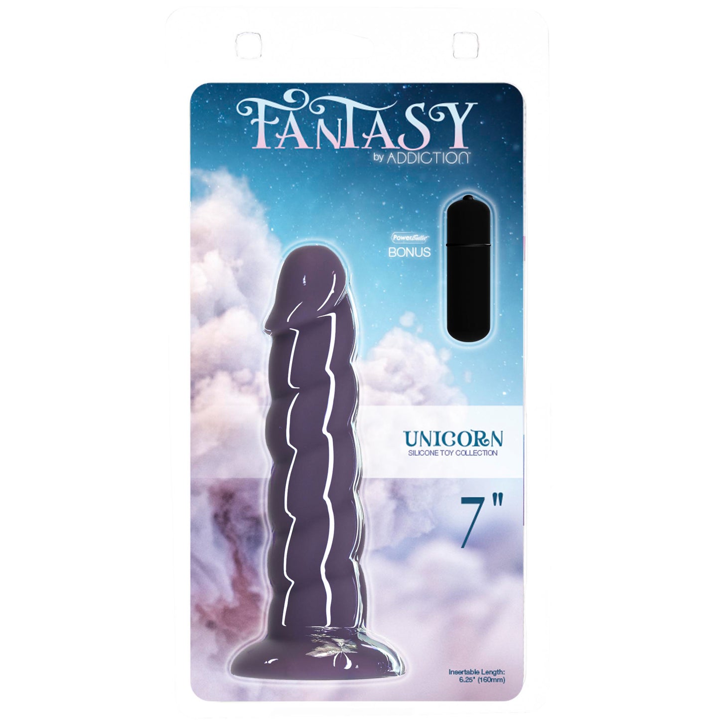 Dildo Unicorn Mauve 18 cm