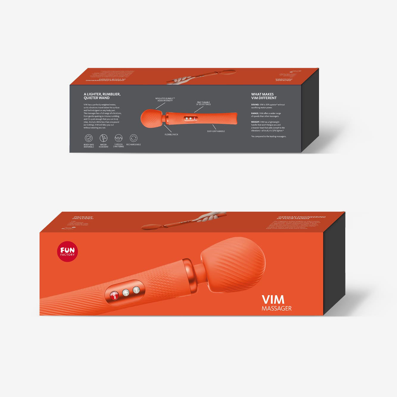 Stimulateur Wand Vim Orange